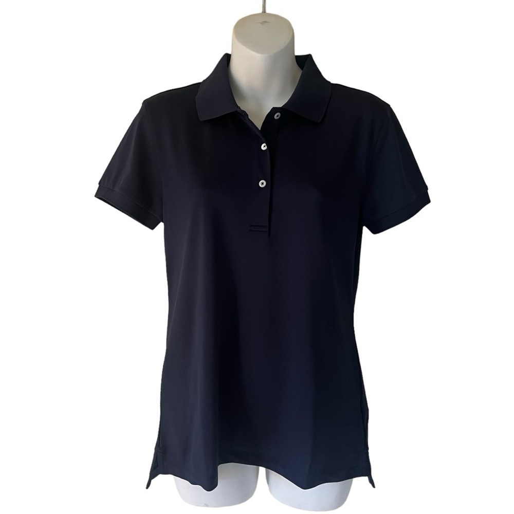 Tory Sport Tech Pique Navy Polo NWT with flaws size M